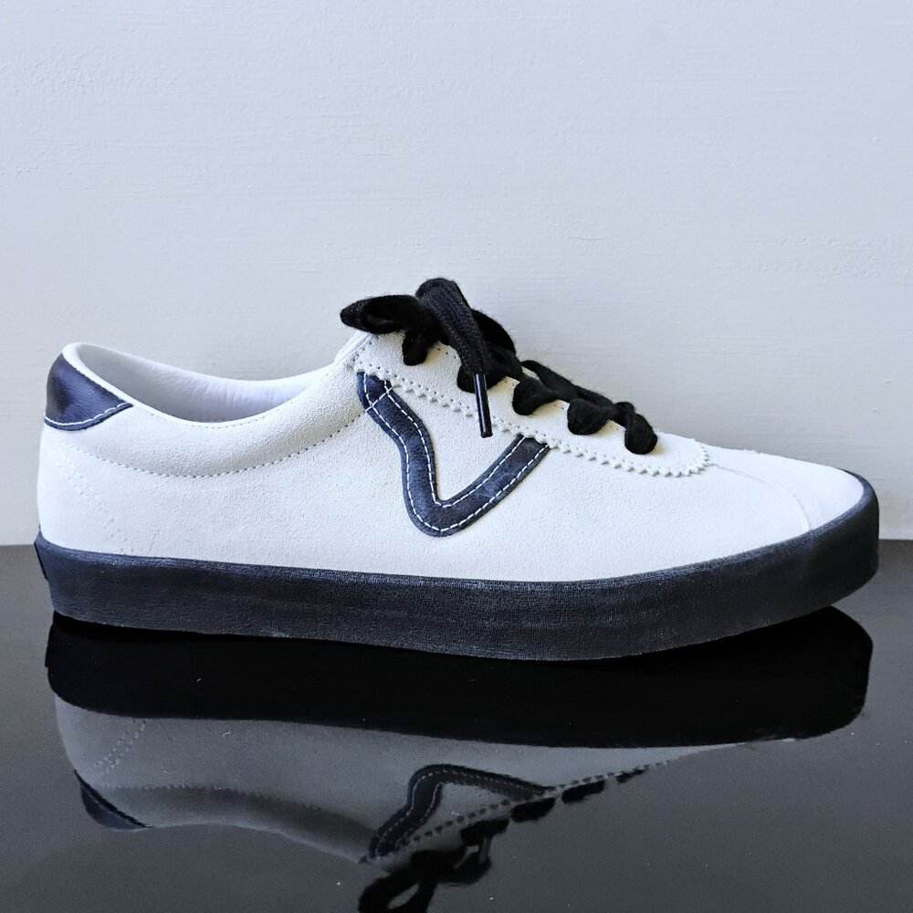 Vans White and Black Sneakers